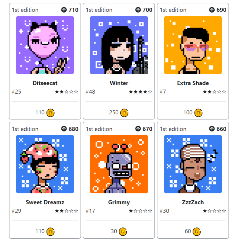 Omori - Personagens do game ( Colecionáveis em Pixel Arte